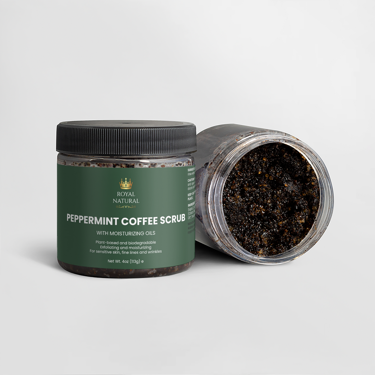 Peppermint Coffee Scrub