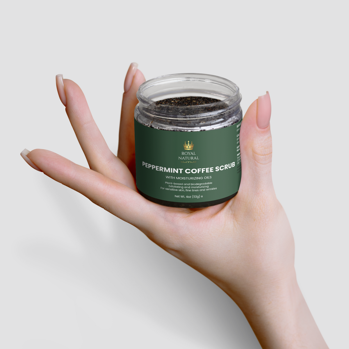 Peppermint Coffee Scrub