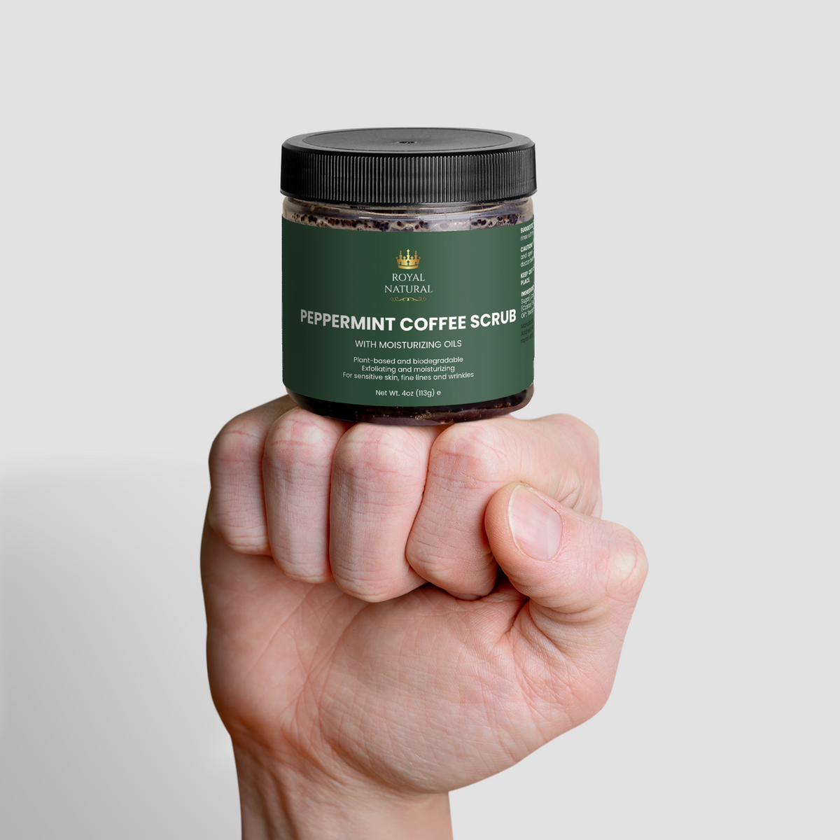 Peppermint Coffee Scrub