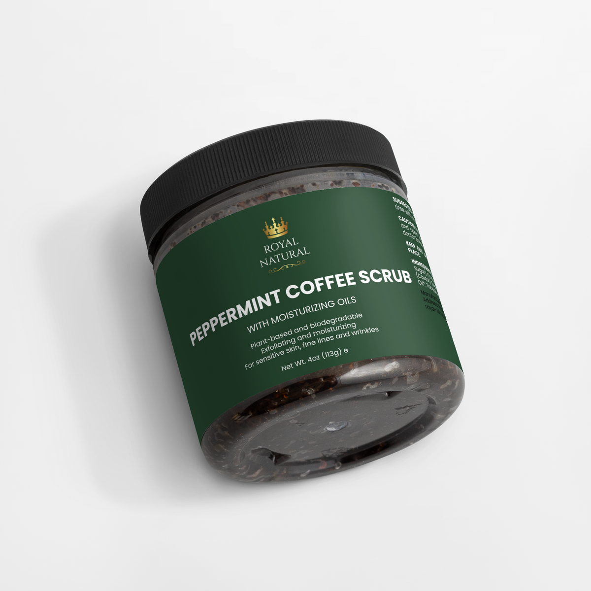 Peppermint Coffee Scrub
