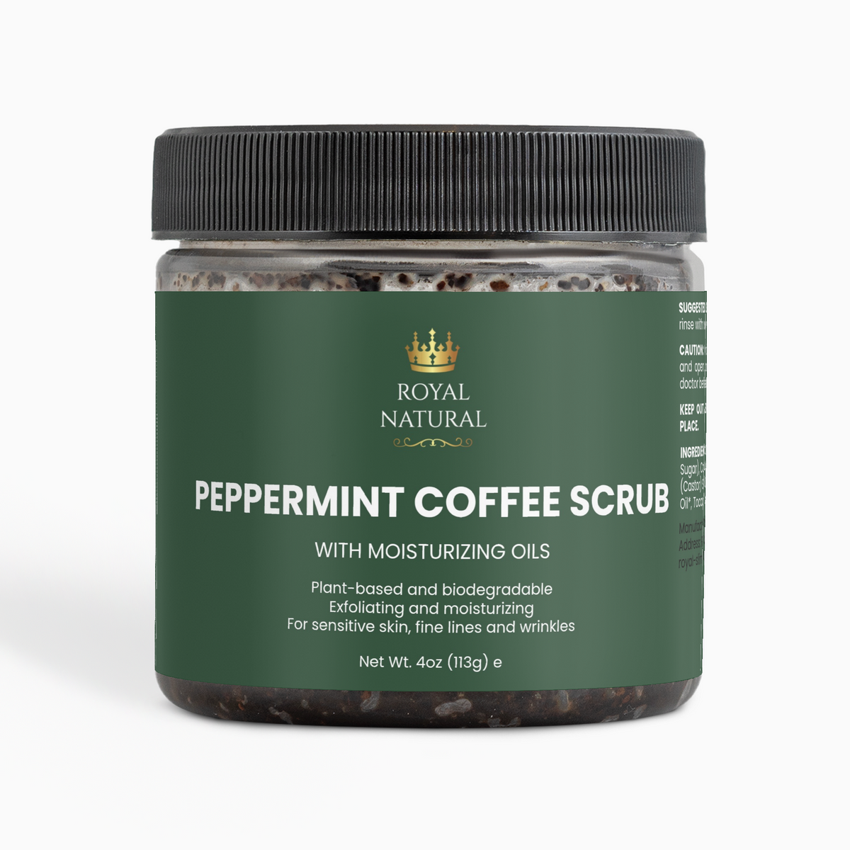 Peppermint Coffee Scrub
